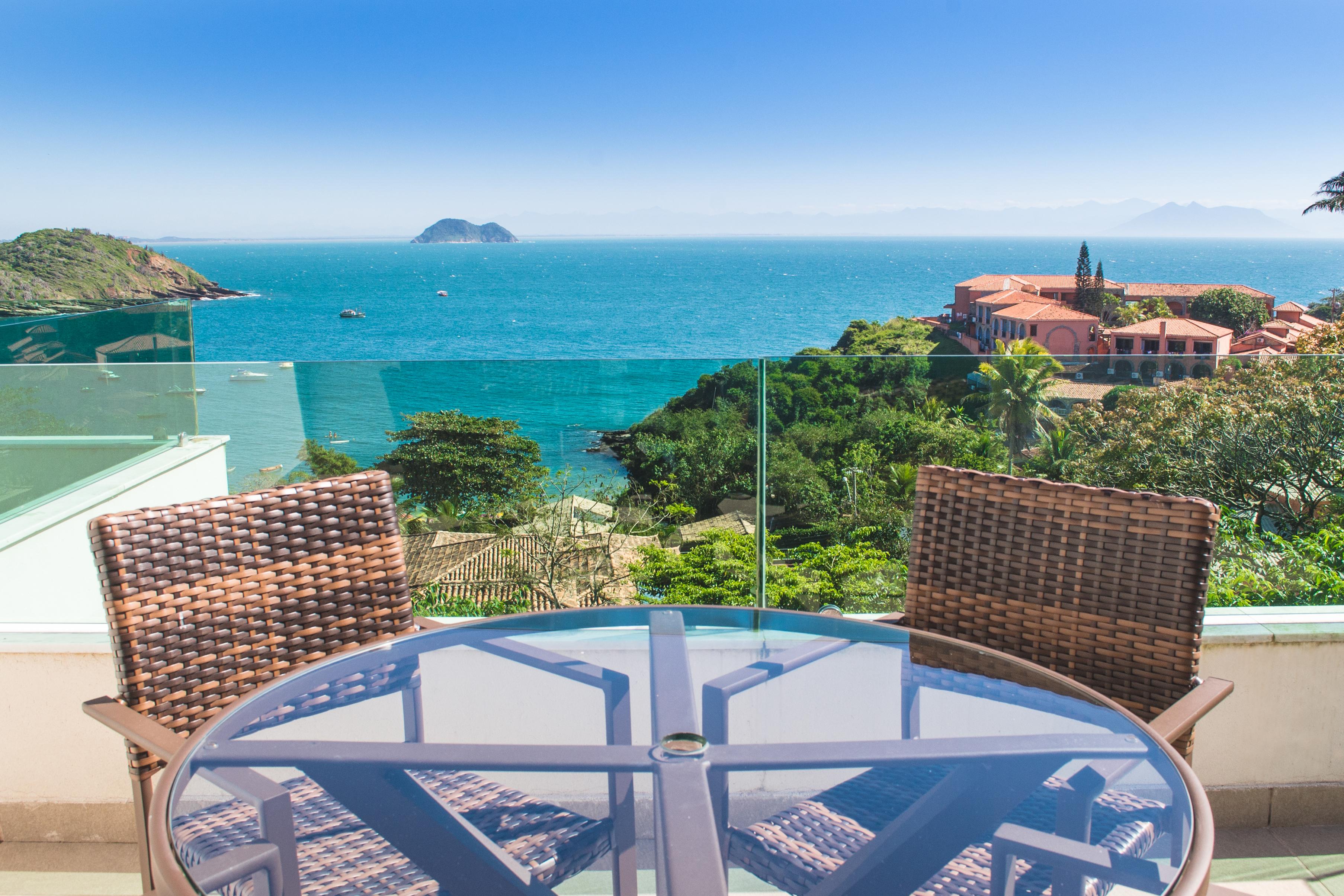 Pousada Praia Joao Fernandes Armacao dos Buzios Экстерьер фото View of the sea from the hotel