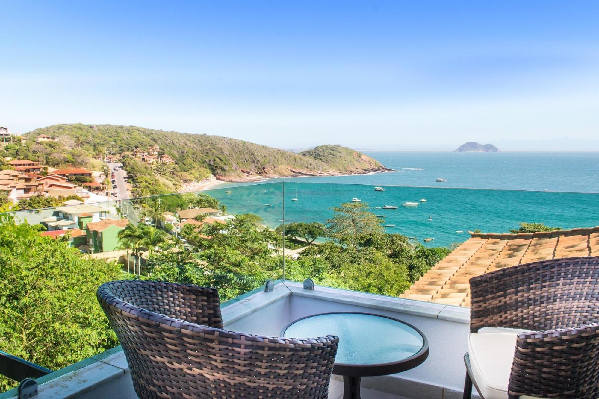 Pousada Praia Joao Fernandes Armacao dos Buzios Экстерьер фото View of the bay from the hotel